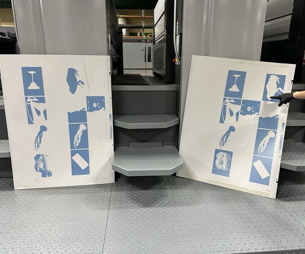 Heidelberg CX102-6L lithographic printing press