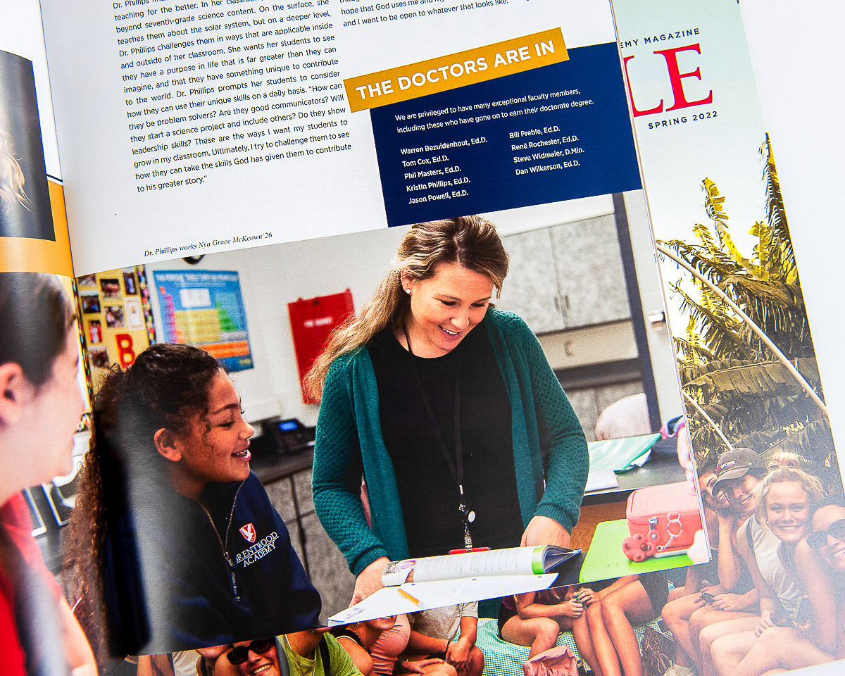 Phillips Printing Portfolio-Brentwood Academy Triangle Magazine