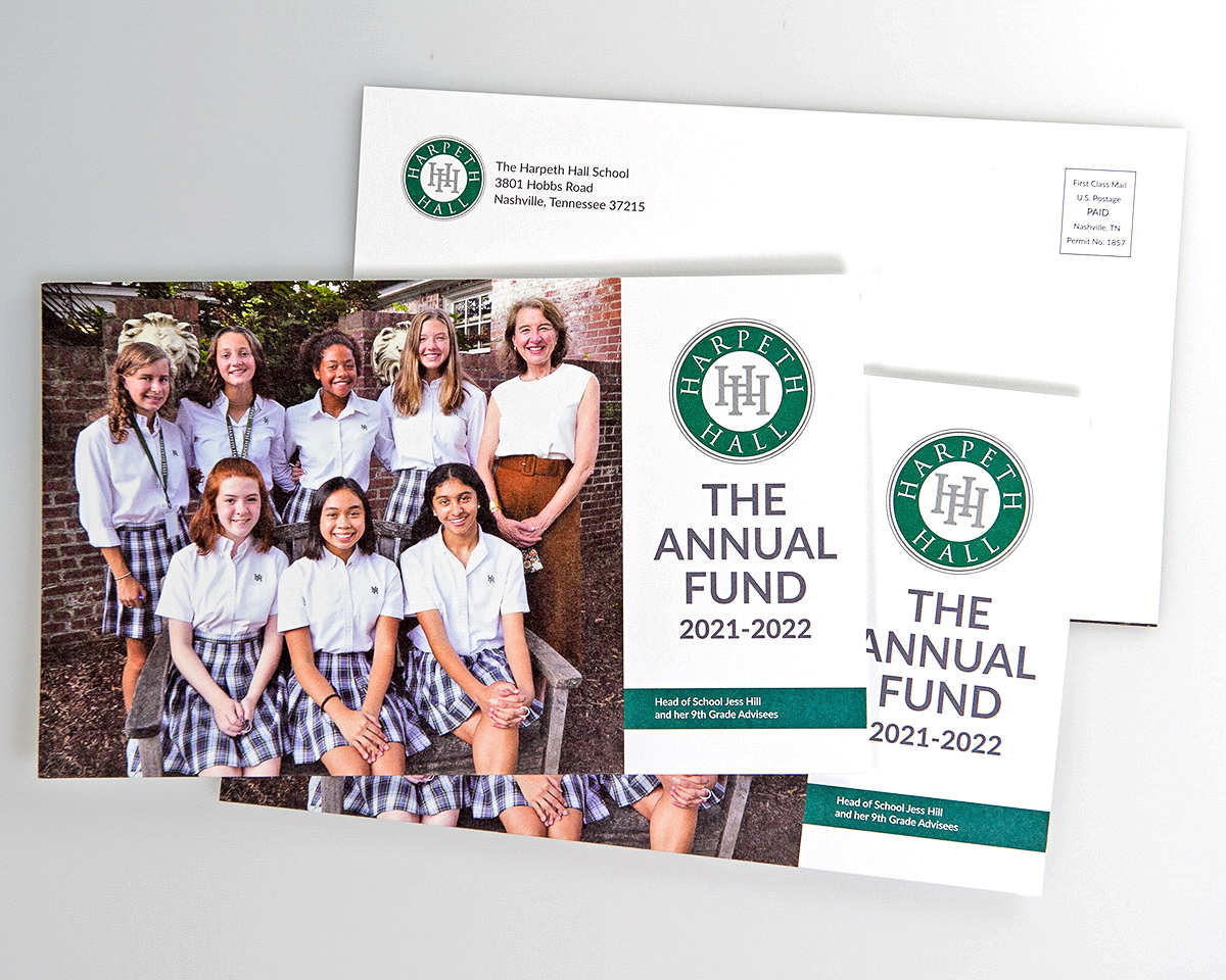 Phillips Printing Portfolio Harpeth Hall School Annual Report Mailer