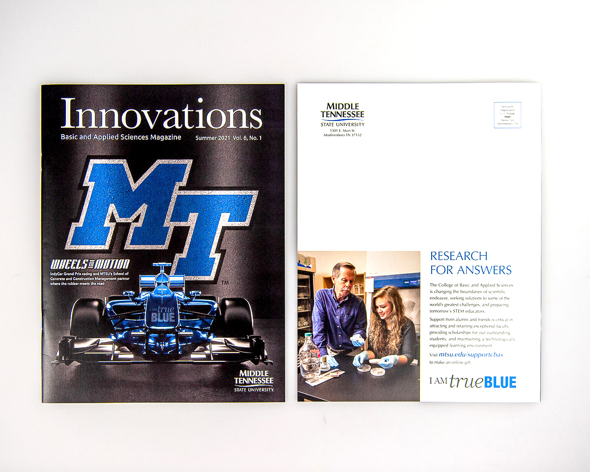 Phillips Printing Portfolio Middle Tennessee State University Innovations Magazine Summer 2021