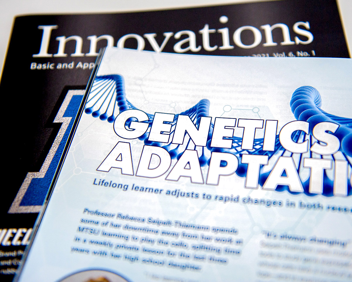 Phillips Printing Portfolio Middle Tennessee State University Innovations Magazine Summer 2021