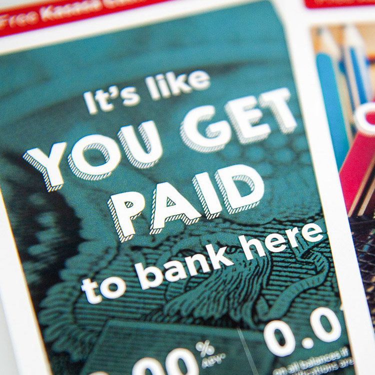 Phillips Printing Portfolio-Tennessee Credit Union Free Checking Mailer