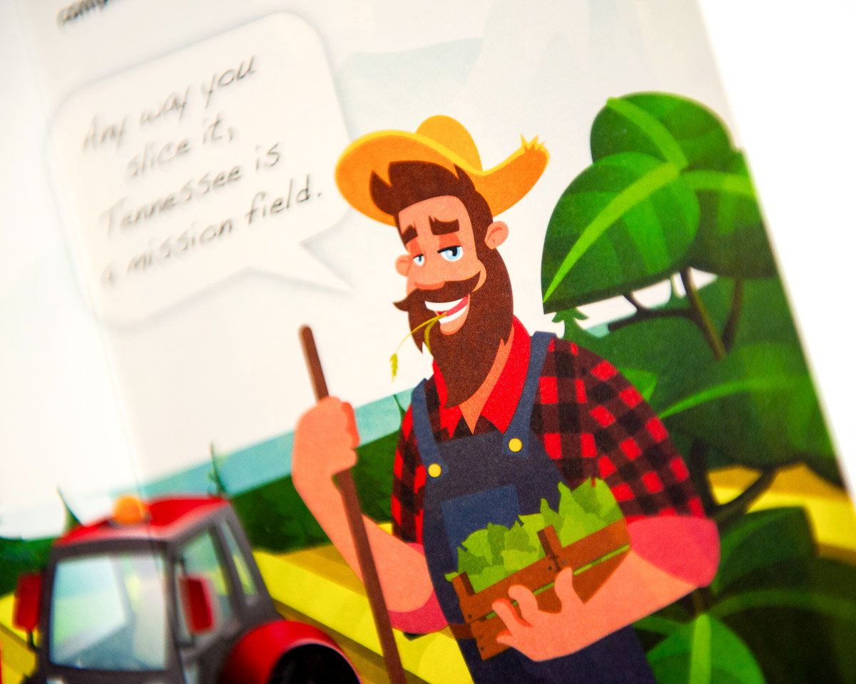 Phillips Printing Portfolio Tennessee Baptist Mission Board Gatefold Brochure