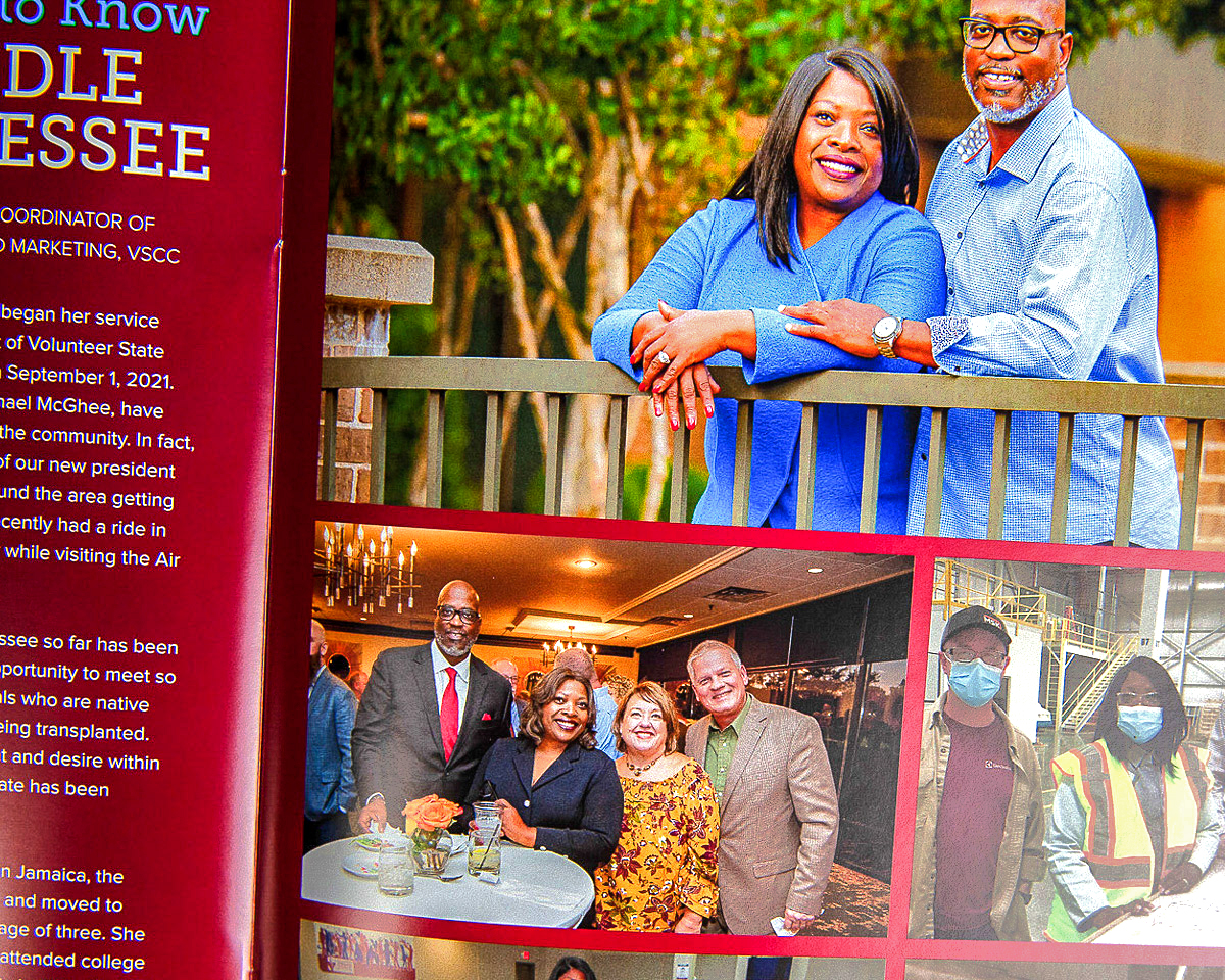 Phillips Printing Portfolio Volunteer State College Foundation Vol State Vision Magazine Mailer