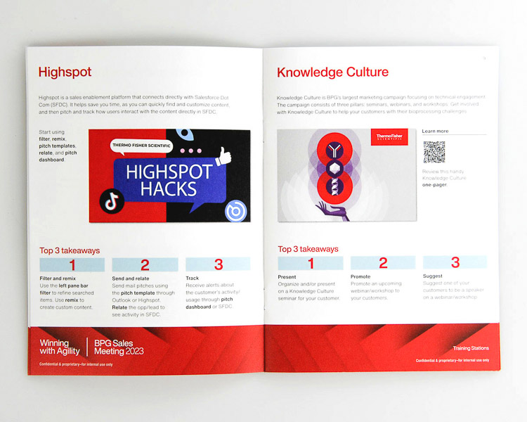 Phillips Printing Portfolio ThermoFisher Convention Handout