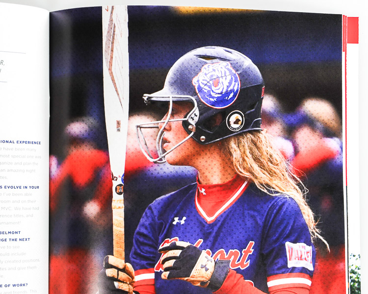 Phillips Printing Portfolio Belmont University Membership Guide Magazine