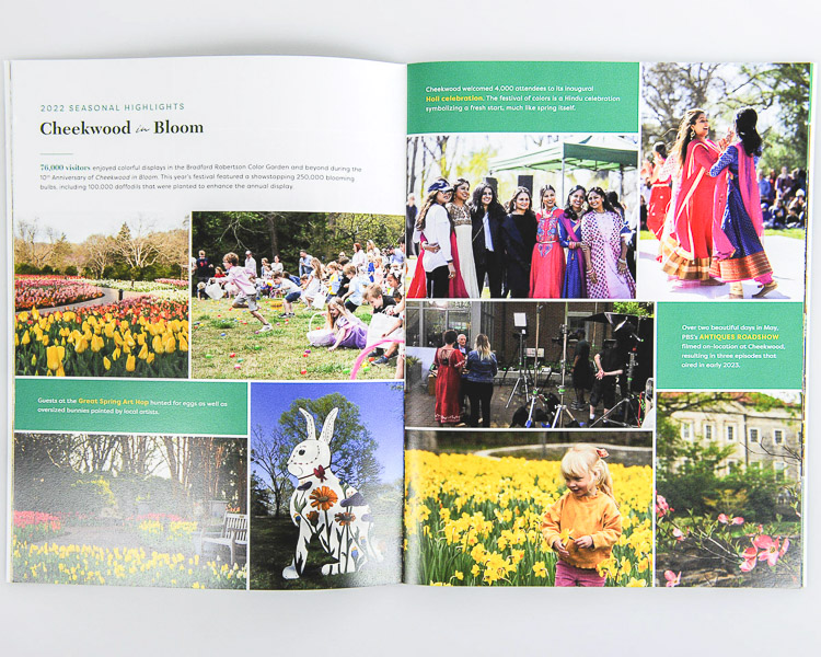 Phillips Printing Portfolio Cheekwood Estate & Gardens Annual Report