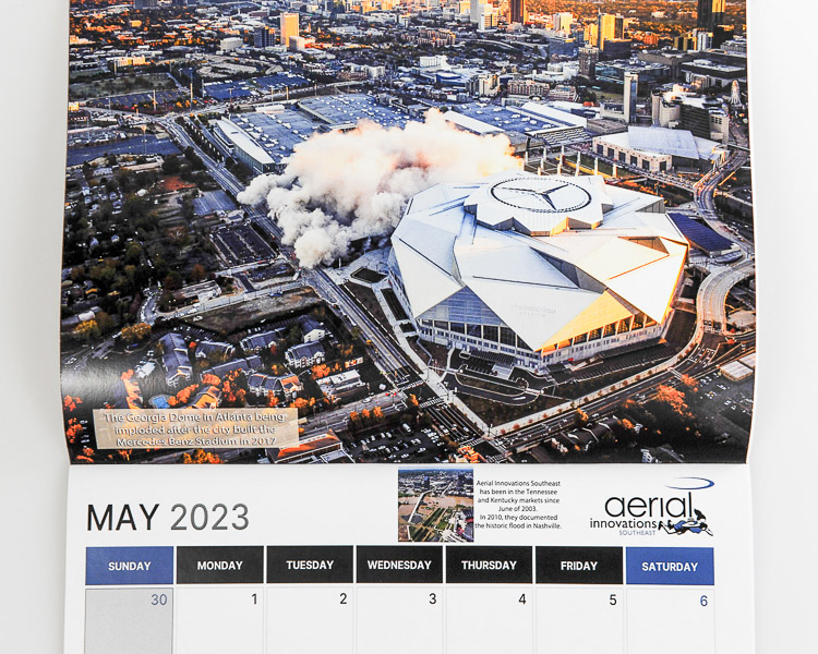 Phillips Printing Portfolio Aerial Innovations Southeast Calendar
