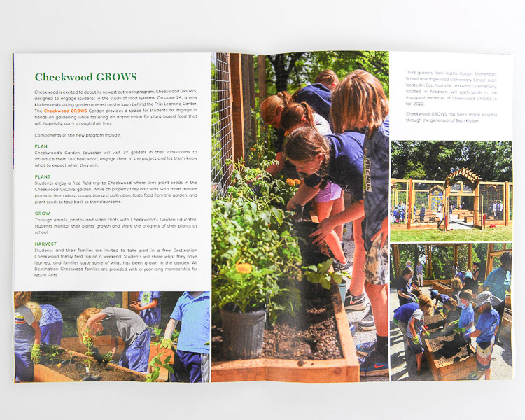 Phillips Printing Portfolio Cheekwood Estate & Gardens Chronicles Magazine