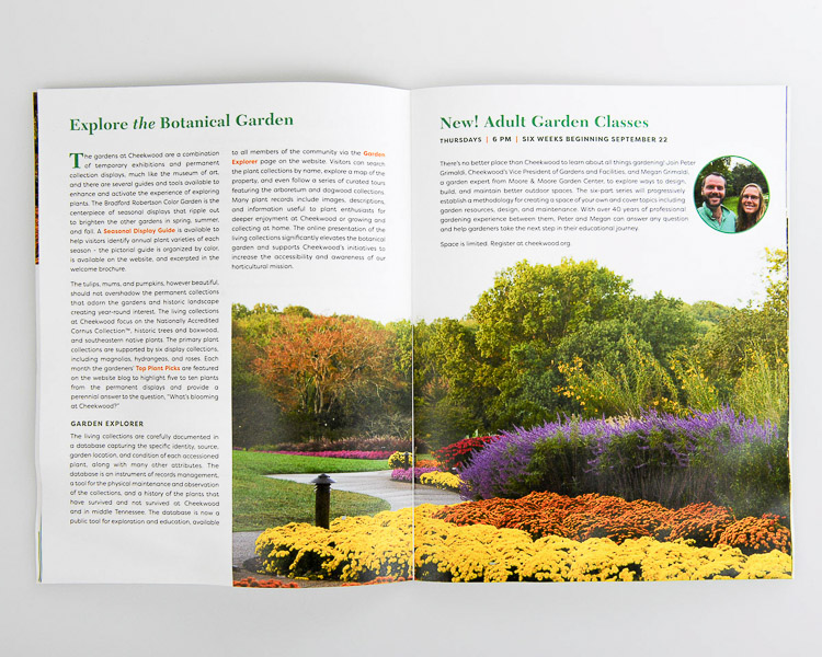 Phillips Printing Portfolio Cheekwood Estate & Gardens Chronicles Magazine