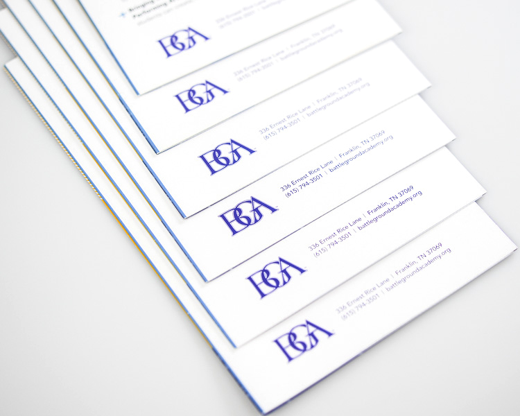 Battle Ground Academy fundraising direct mail package