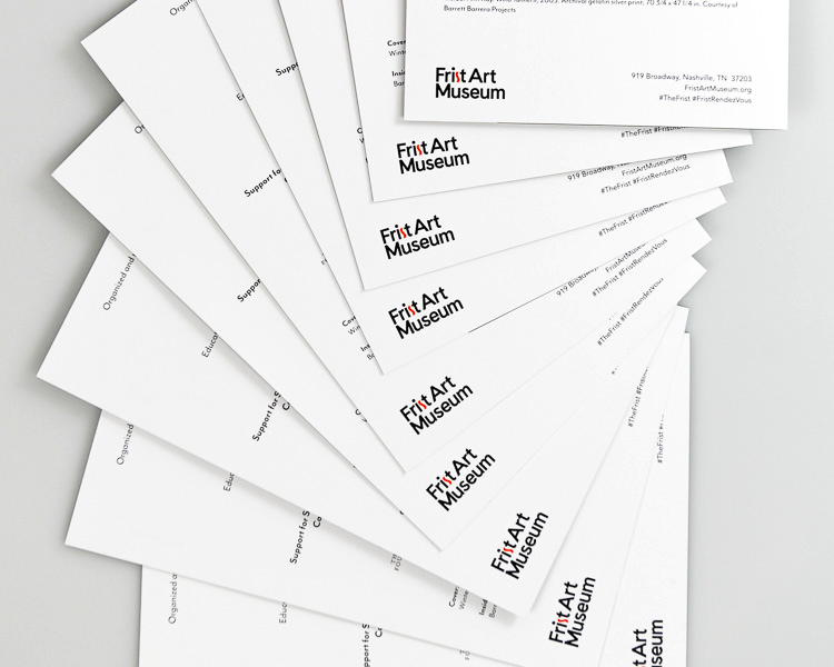 Frist Art Museum direct mail insert materials