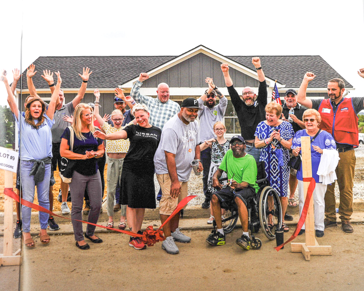 Habitat for Humanity ribbon cutting event