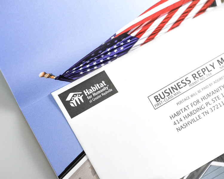 Habitat for Humanity fundraising reply envelope