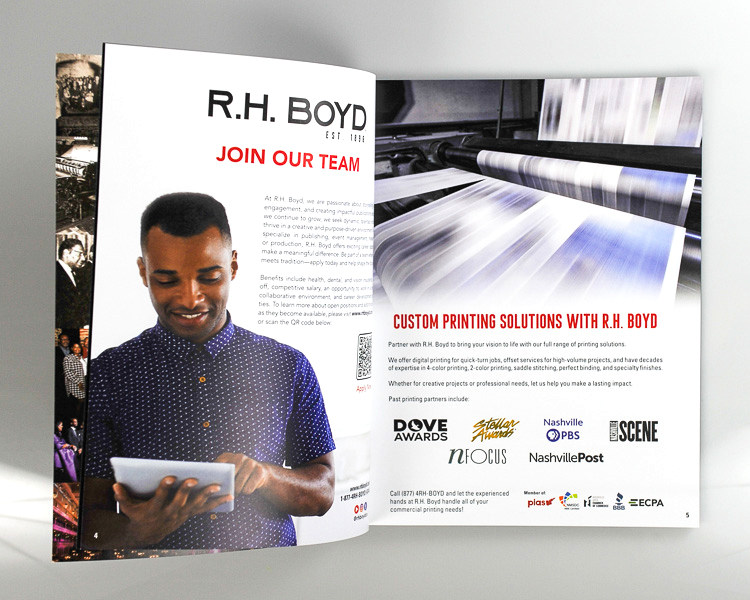 Interior spread of R.H. Boyd catalogue