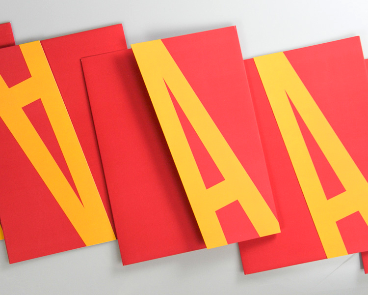 Red and gold Tennessee Performing Arts Center campaign pocket folder variations