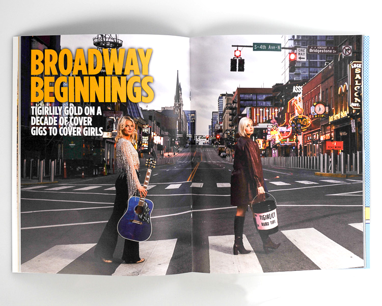 Tigirlily Gold double-page spread in The Nashville Briefing