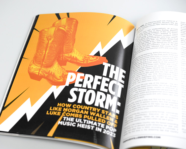 Nashville Briefing country music editorial spread
