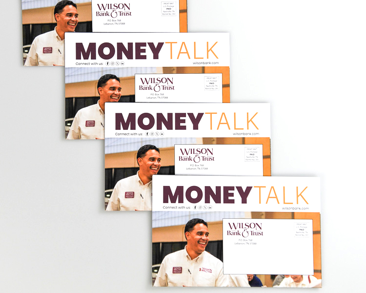 Wilson Bank newsletter direct mail pieces