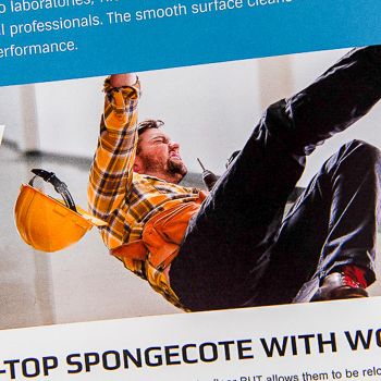 Phillips Printing manufactured the Wearwell saddle stitched 4-color printed core catalog that markets new products.