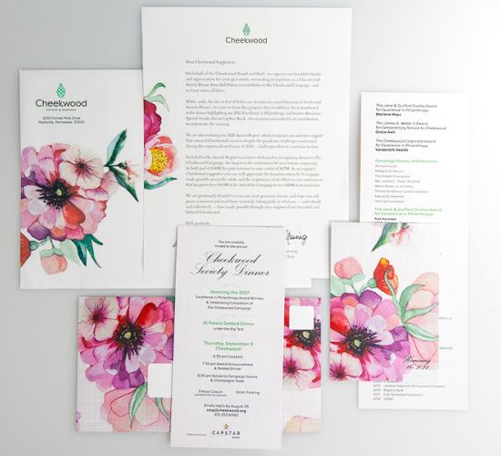 Cheekwood Estate & Gardens Society Dinner Mailing