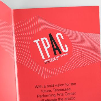 Phillips Printing Tennessee Performing Arts Center Capital Campaign Pocket Folders