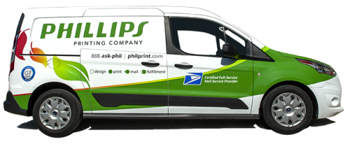 Phillips Printing Company Delivery Van