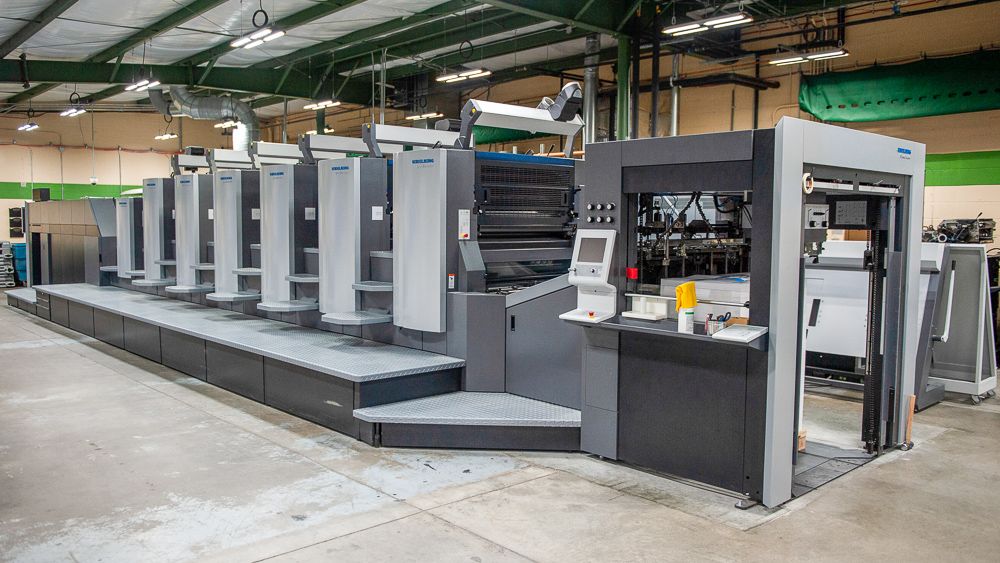 Heidelberg CX102-6L lithographic printing press